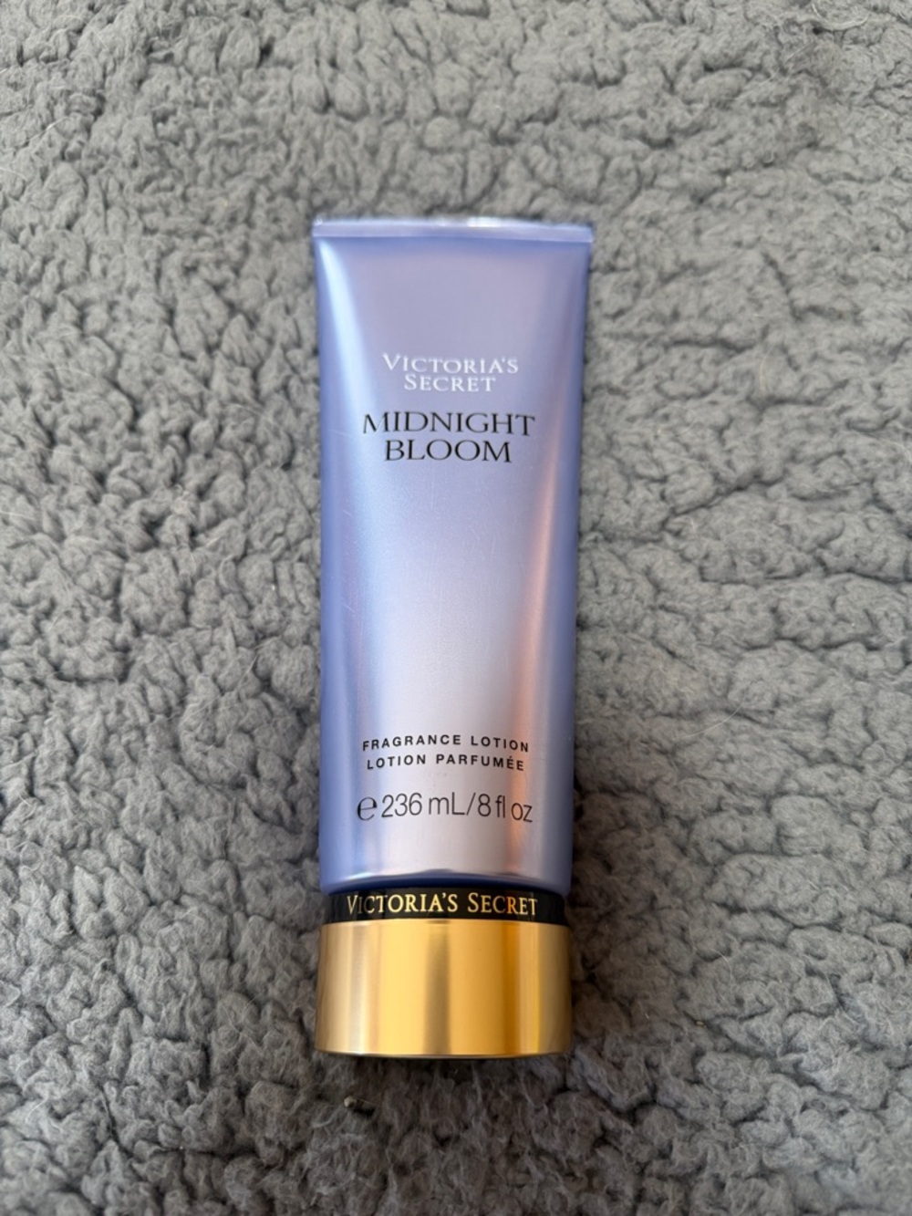 Victoria's Secret Midnight Bloom Lotion - Lavender Iridescent with Gold Cap